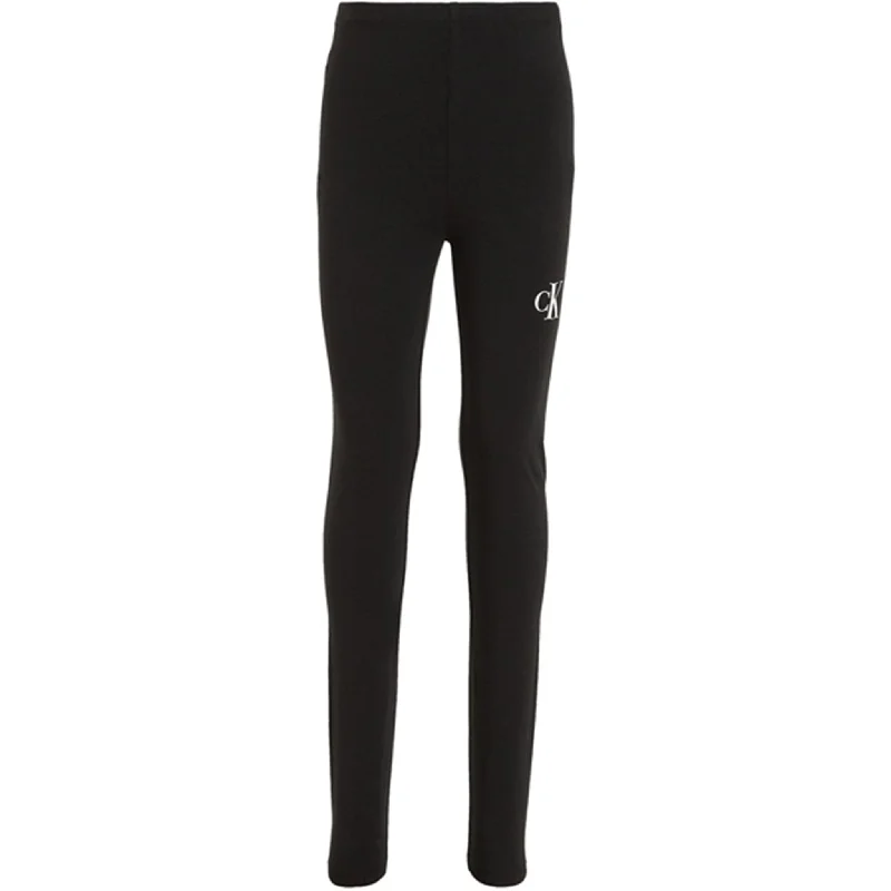 Calvin Klein Ck Logo Legging Ck Black