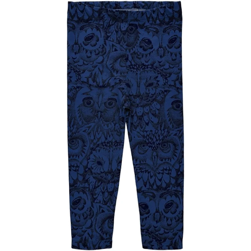 Soft Gallery True Blue Paula Owl Leggings