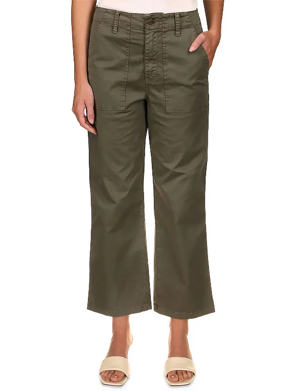 Womens Lightweight Stretch Cropped Pants