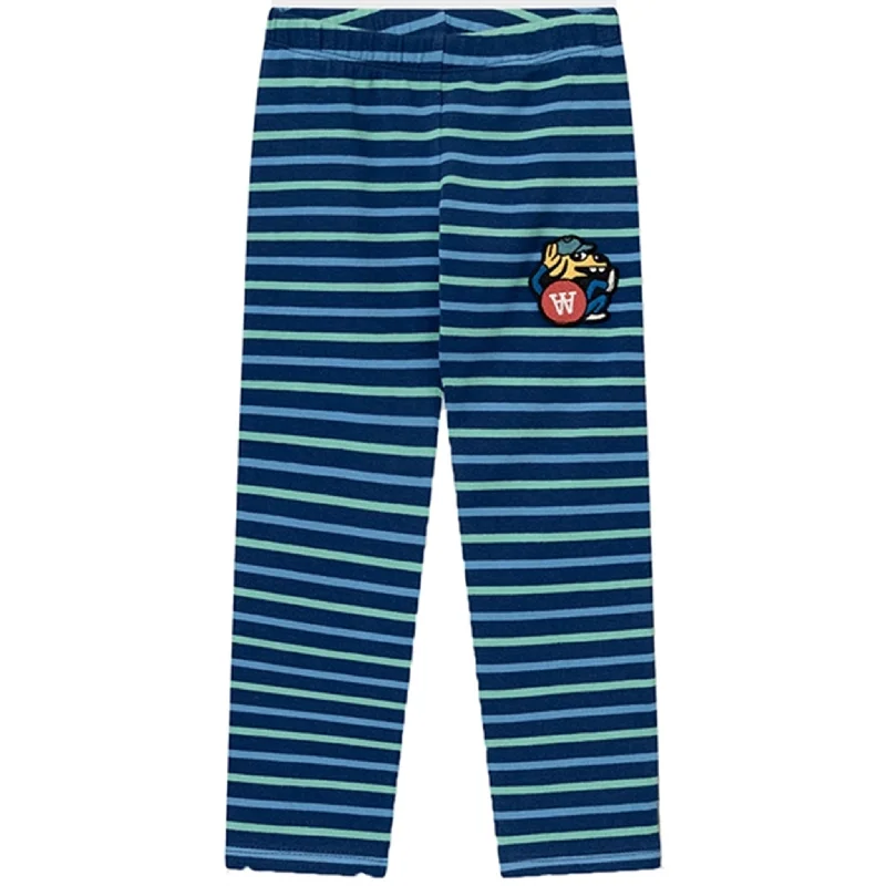 Wood Wood Navy Stripes Ira Doggy Patch Leggings