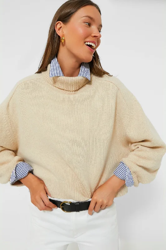 Plus - Size Women Sweater with a Flattering FitEcru Malo Sweater