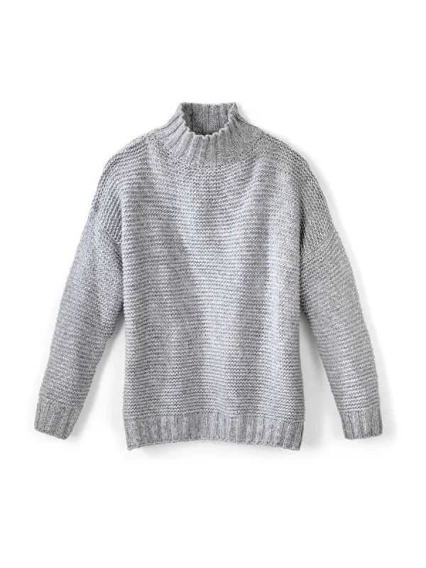 Long - Sleeve Women Sweater with Ribbed CuffsGianna Cashmere Sweater