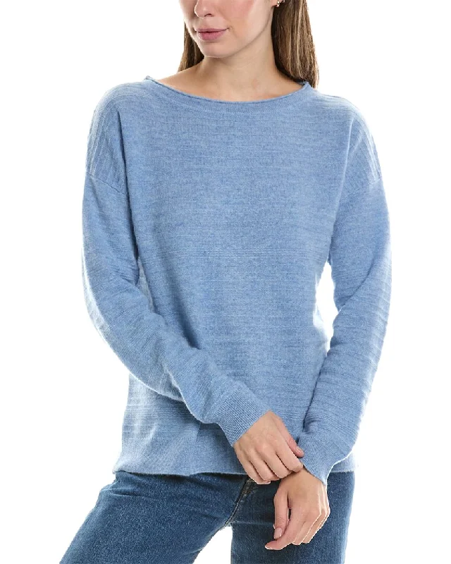 Long - Sleeve Women Sweater with Ribbed CuffsInCashmere Links Cashmere Sweater