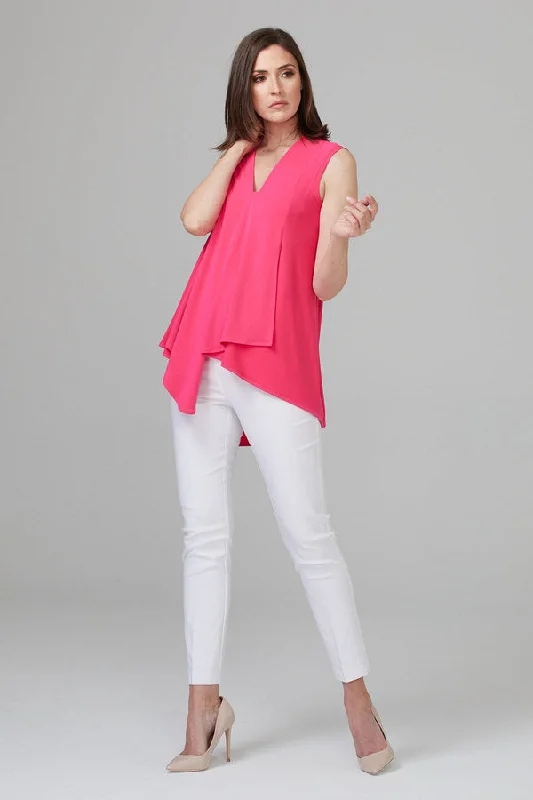 Lightweight Women Sweater for Spring and FallJoseph Ribkoff Essential White Classic Slim Pant