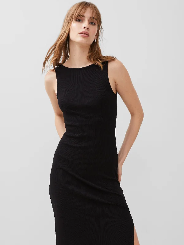 Shift Women Dress with a Simple and Classic Design for Everyday WearRassia Jersey Slash Neck Midaxi Dress