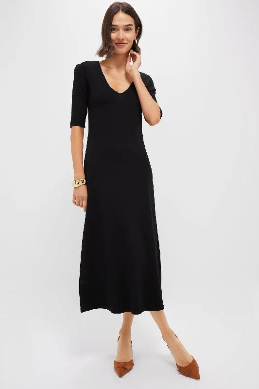 Halter Neck Women Dress to Show Off the Shoulders and NecklineBlack Clara Dress