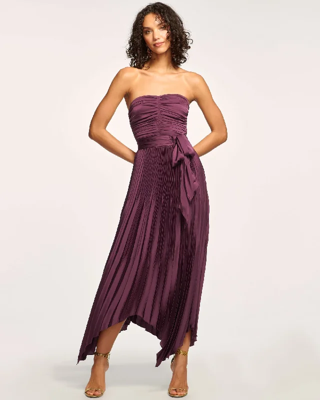 Wrap - Style Women Dress with Adjustable Fit for All Body TypesFernanda Strapless Midi Dress