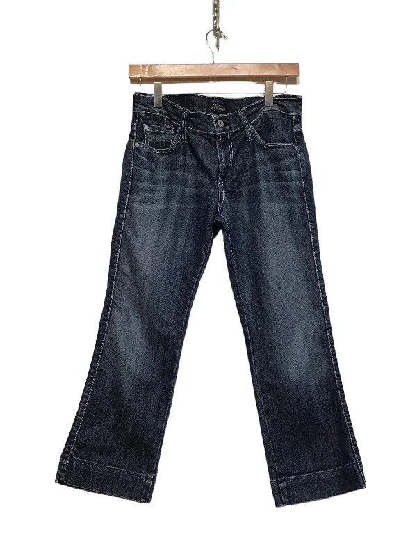 Ripped women jeans for a rebellious and fashion - forward styleDry Aged Denim Jeans (W32")