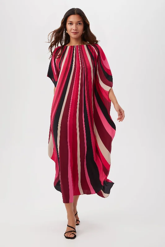 Ball Gown Women Dress with a Full Skirt for a Princess - like LookJalani Silk Maxi Caftan Dress With Dolman Sleeves