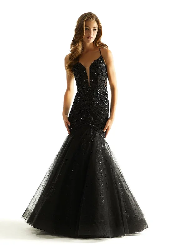 Empire Waist Women Dress to Accentuate the Bust and Conceal the WaistMorilee Beaded Mermaid Prom Dress 49014