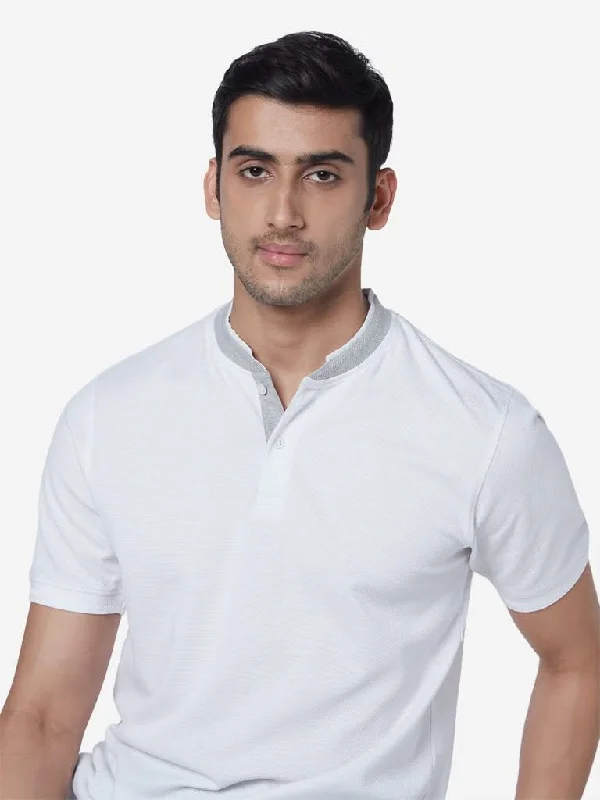 Ascot White Relaxed-Fit T-Shirt