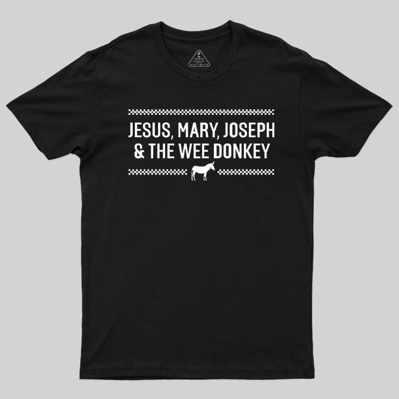 Moisture - Wicking Women T Shirt for Active LifestylesMoisture - Wicking Women T Shirt for Active LifestylesJesus Mary Joseph and the wee Donkey T-Shirt