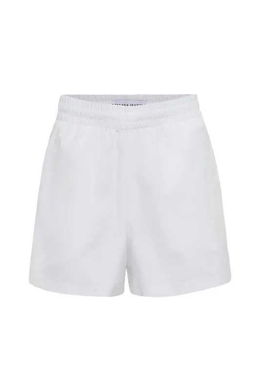 Women's Cotton Isabella Shorts In White