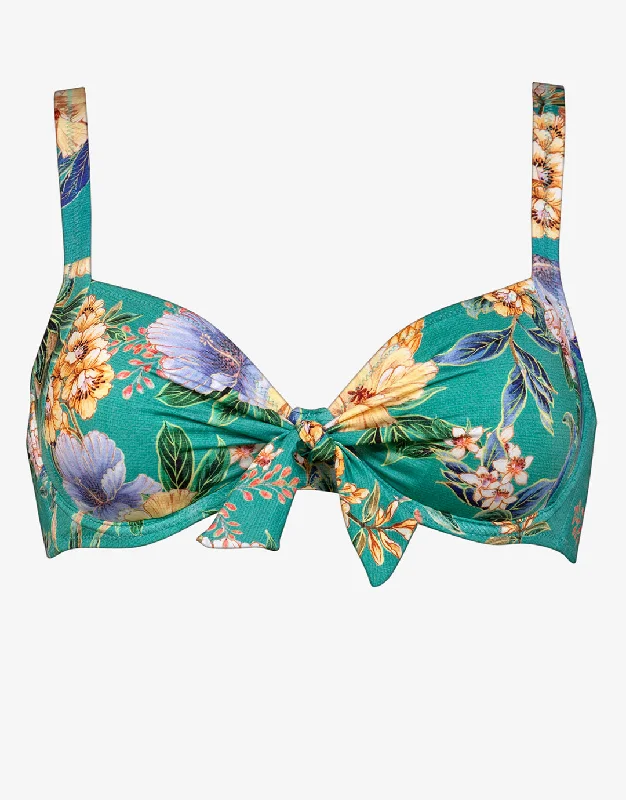 Pineapple Sea Underwired Bikini Top - Tropical Breeze